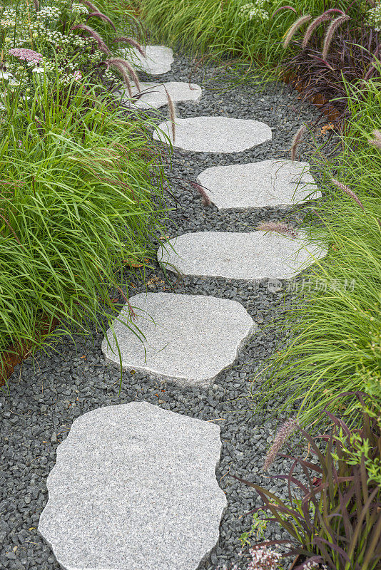 花园小径花岗石垫脚石