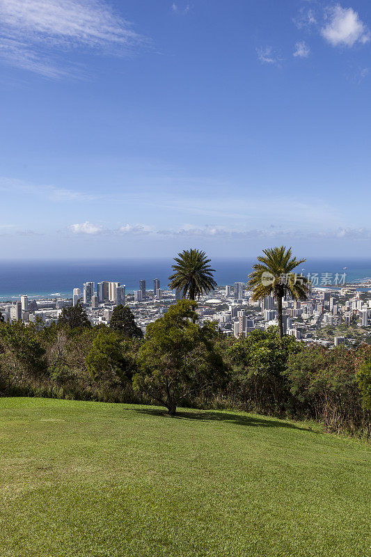 檀香山市中心，夏威夷