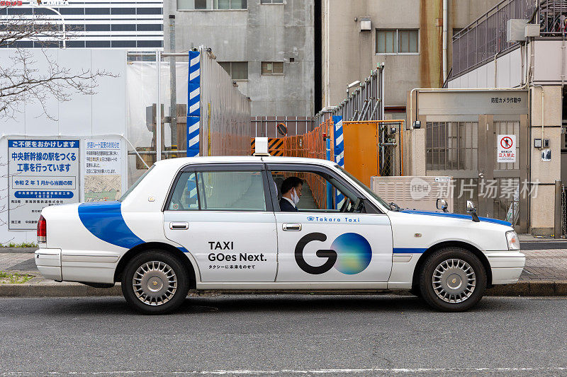 日本爱知县名古屋的出租车