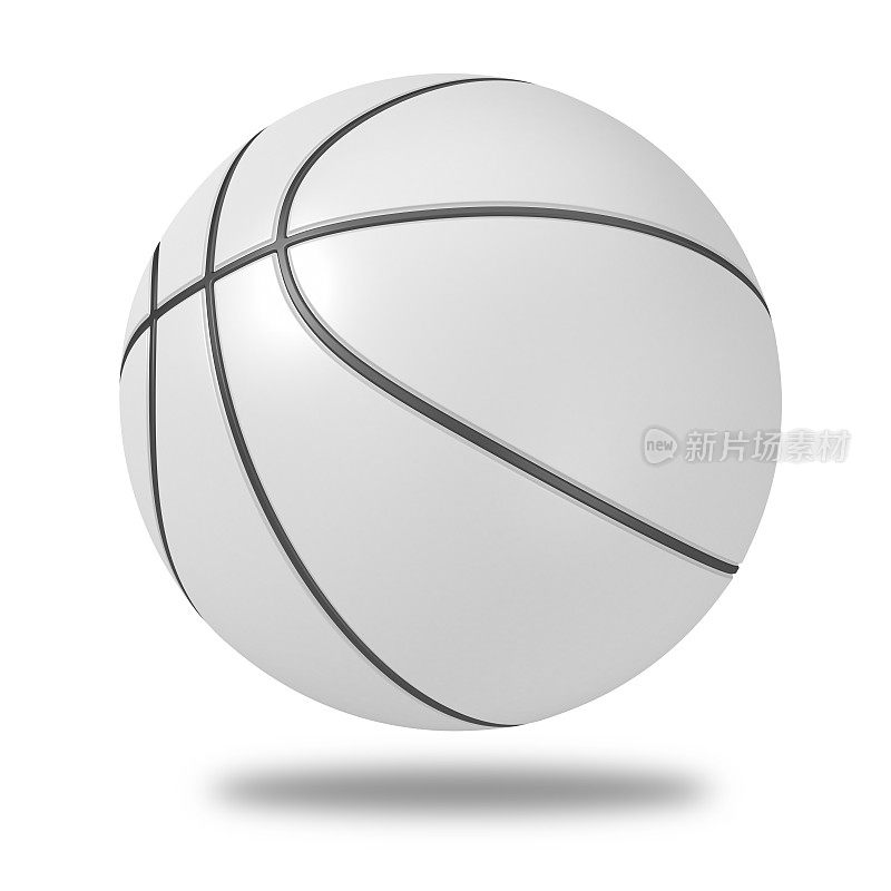 空白的篮球