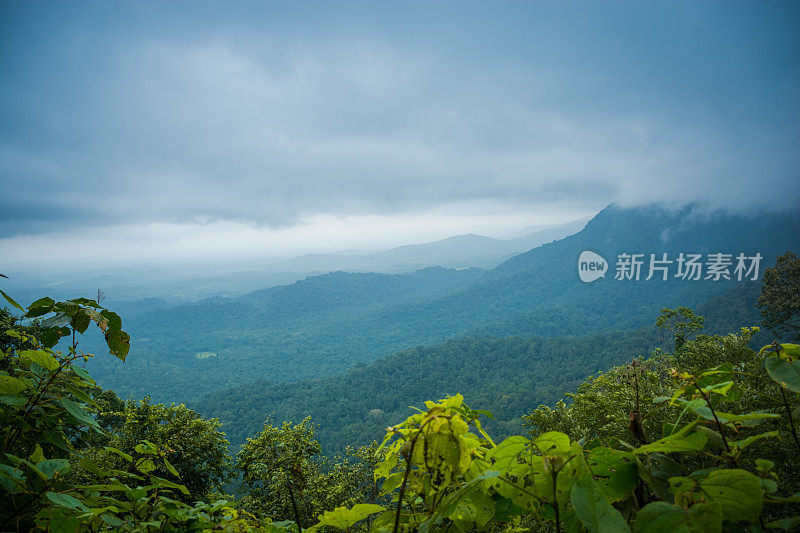 美丽的风景西高止卡纳塔克邦，印度