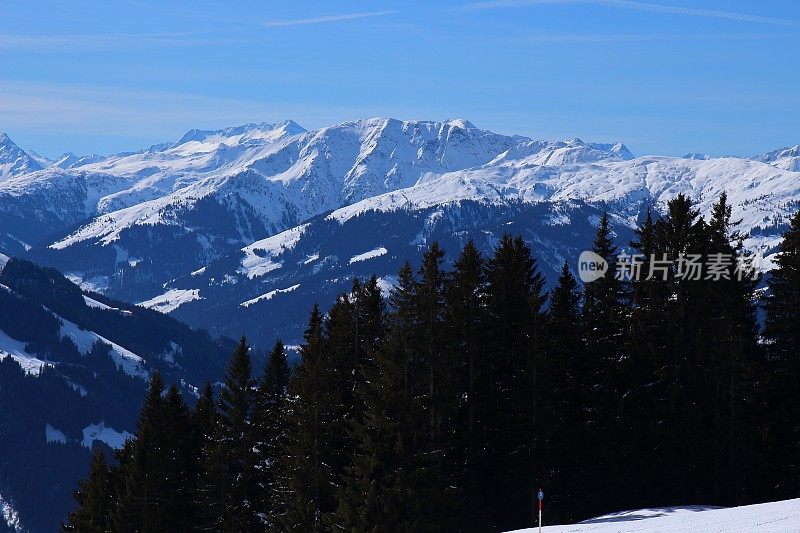 奥地利基茨比勒阿尔彭的威斯特多夫滑雪场