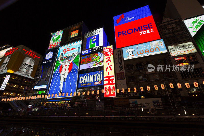 日本大阪的道顿堀