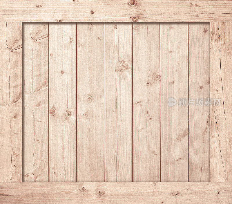 木箱、墙或框架的侧面