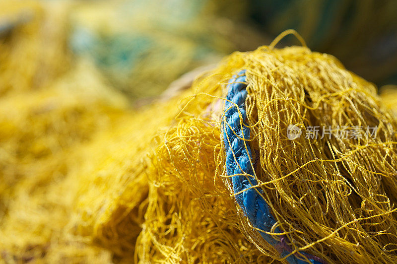 黄色的渔网