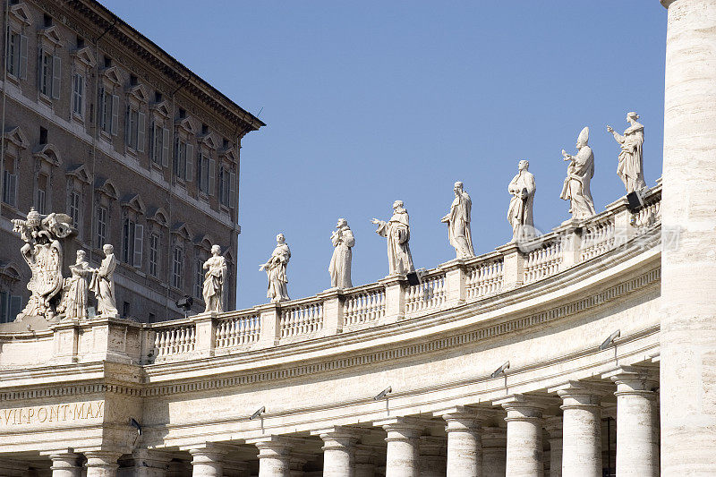 柱廊，圣彼得广场，梵蒂冈