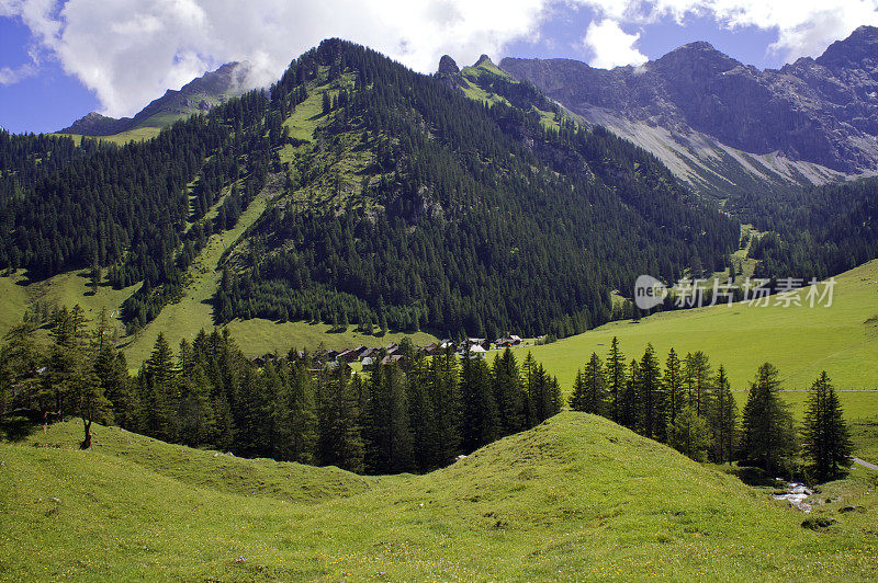 奥地利阿尔卑斯山山谷