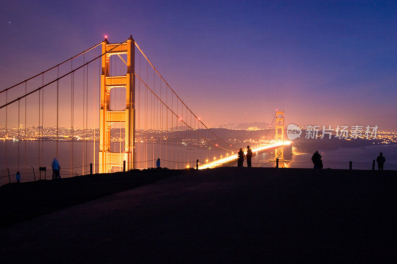 金门大桥夜景