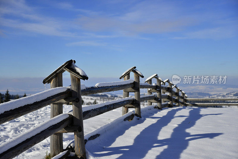 雪栅栏