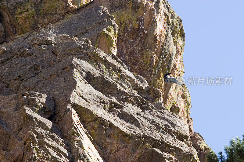 科罗拉多州埃尔多拉多峡谷的登山者