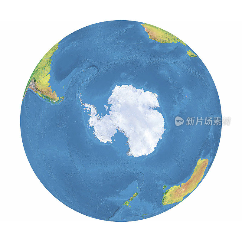 地球模型:南极洲的观点