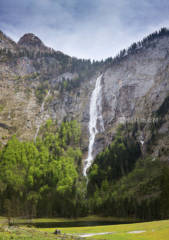 Röthbachfall在贝希特斯加登德国最高的瀑布