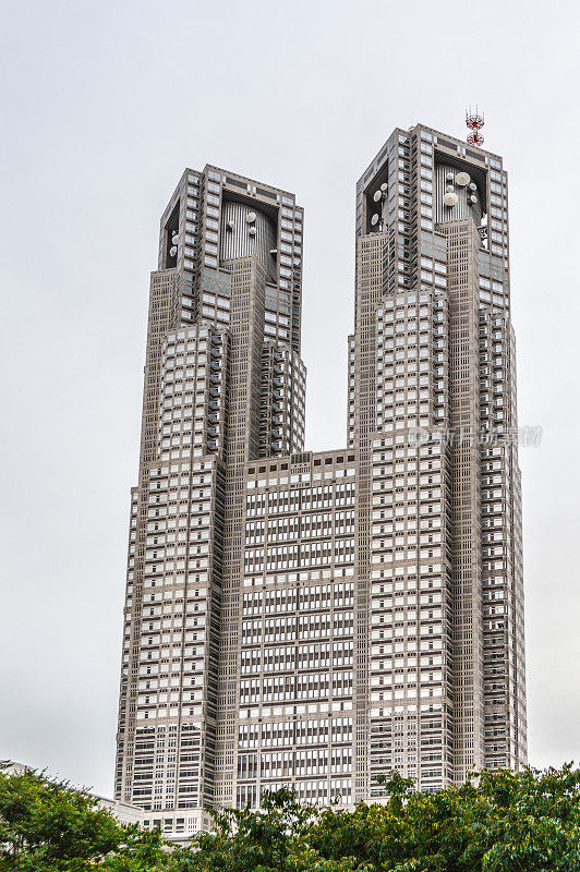 东京现代办公建筑-东京都政府大楼