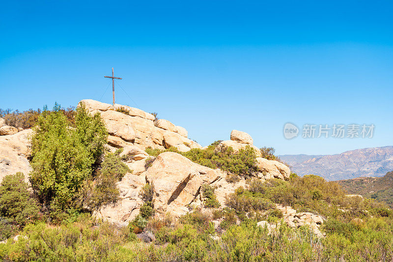 美国加州圣巴巴拉附近的圣马科斯山口