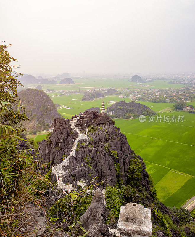 风景从恒木(Mua洞)，越南