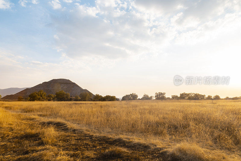 特奥蒂瓦坎金字塔和废墟，墨西哥城