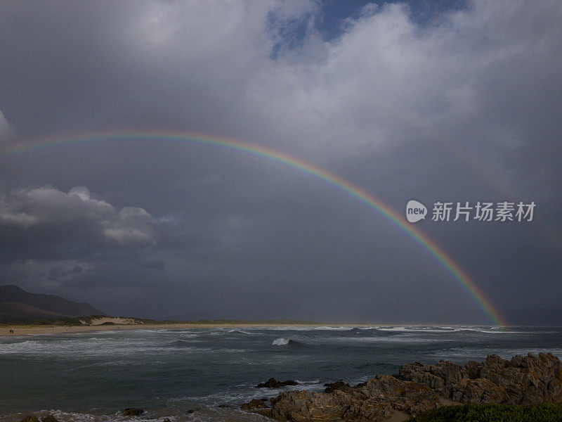 海上双彩虹