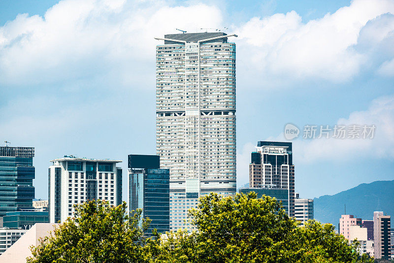 香港尖沙咀景色。