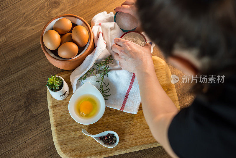 鸡蛋概念社交媒体食物潮流与食物造型