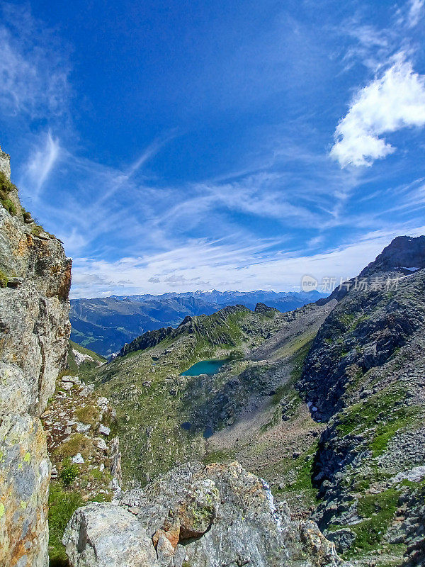 瑞士阿尔卑斯山美丽的高山风景
