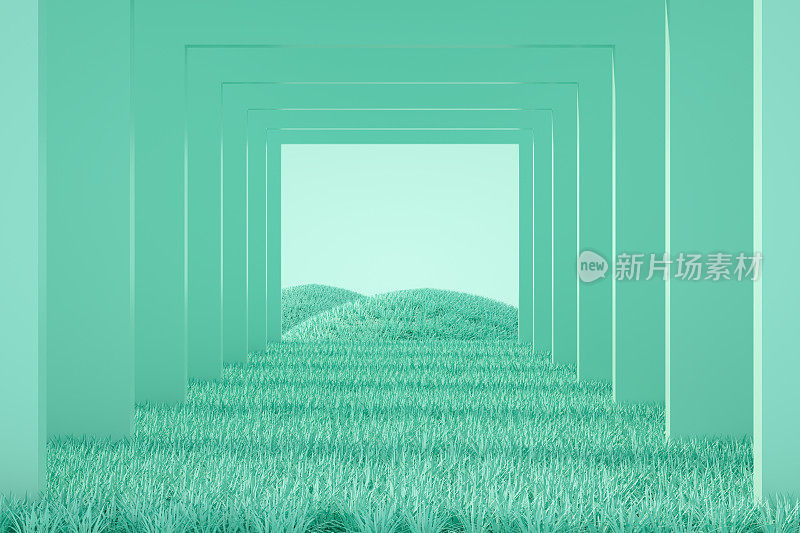 草皮隧道