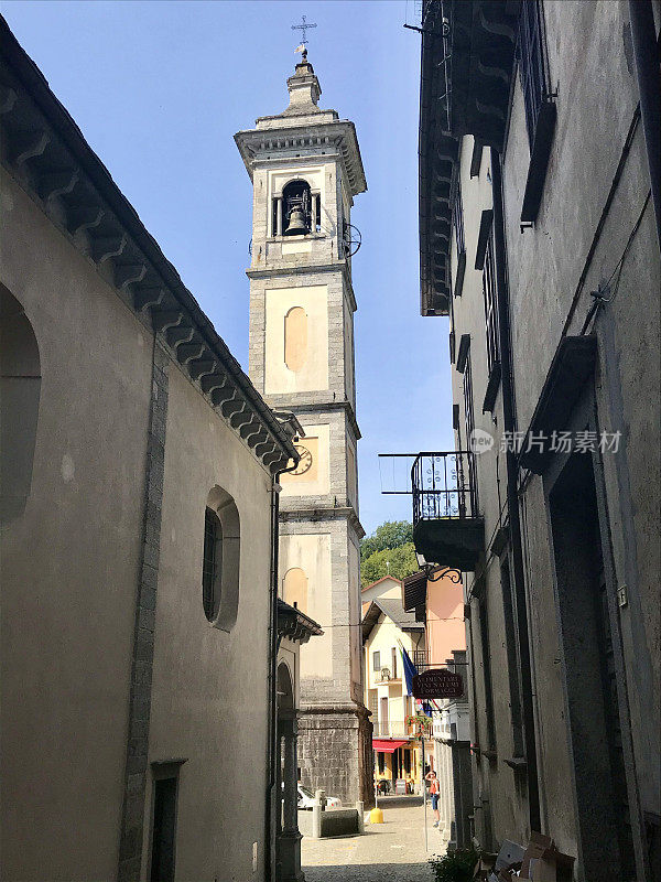 意大利-皮埃蒙特大区-雷村-老城区小街道