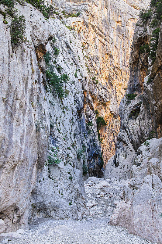 Gorropu峡谷，位于意大利撒丁岛中东部的Supramonte地区