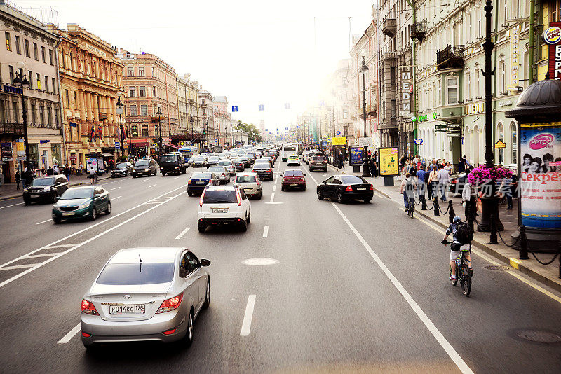 圣彼得堡的街道