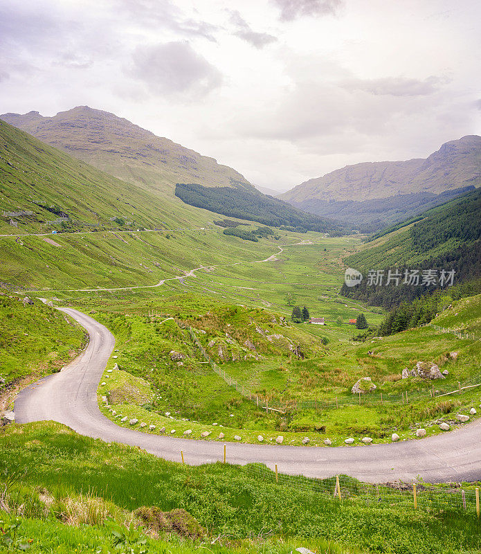 休息和感激山景