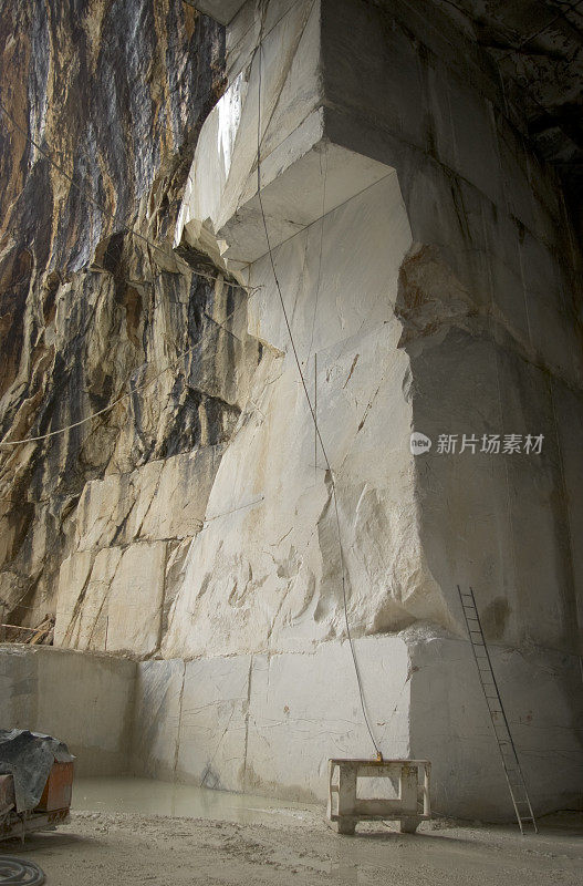 大理石采石场，卡拉拉(MS)