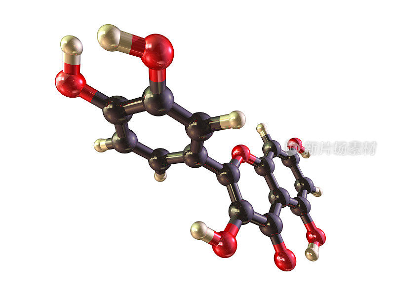 槲皮素分子