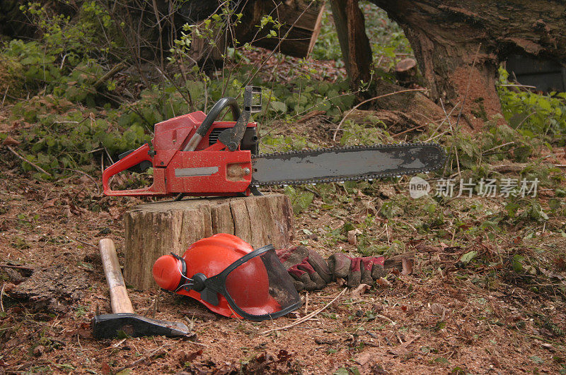 伐木工人的贸易工具