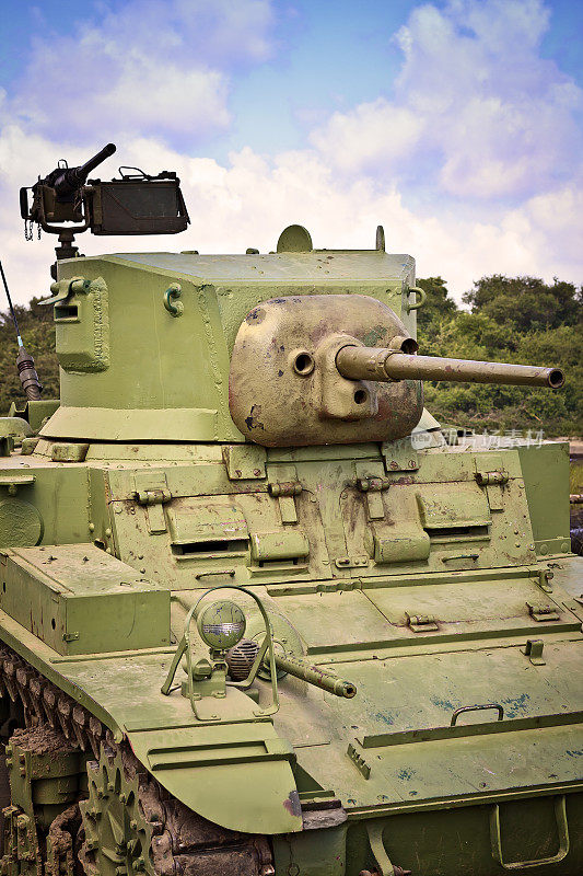 二战时美国的M5A坦克