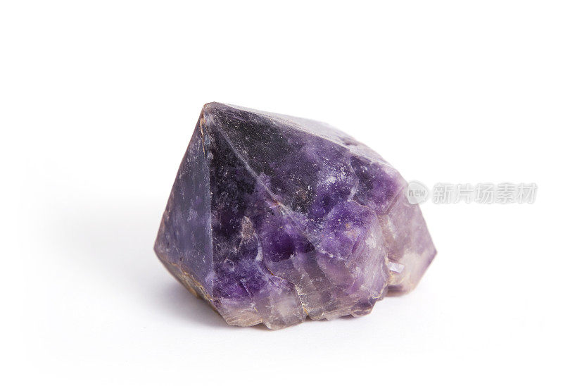 天然紫紫水晶点