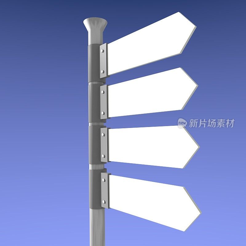 空白路标