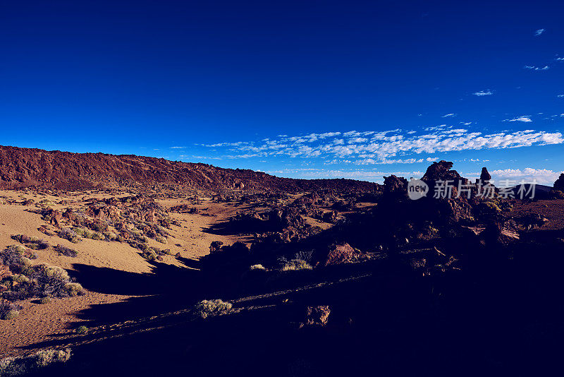 火山背景