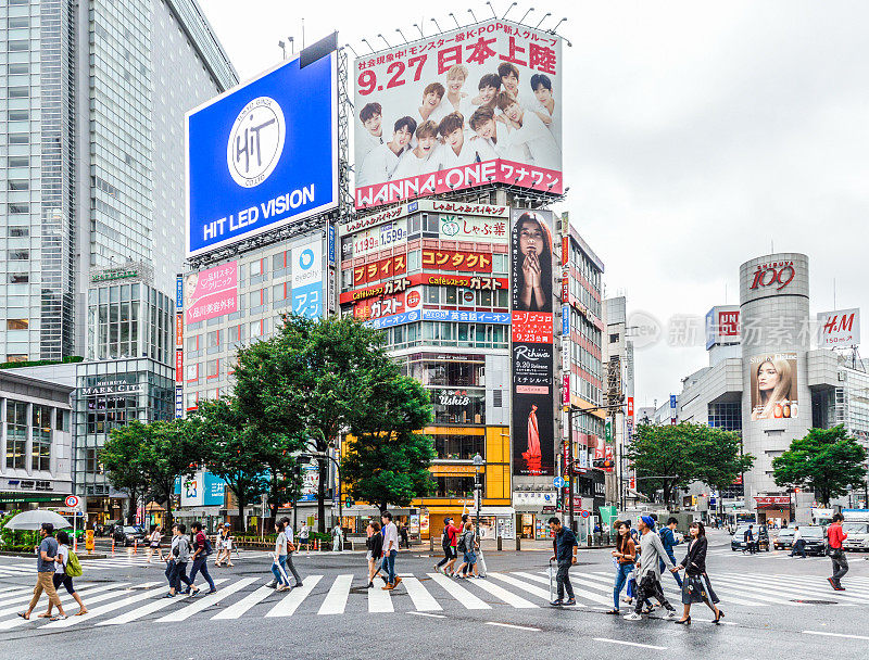 东京涩谷穿越