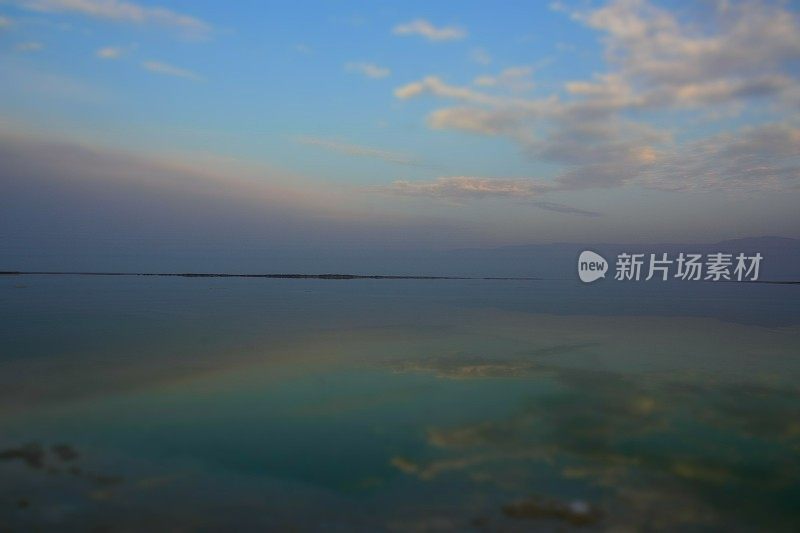 死海背景，以色列