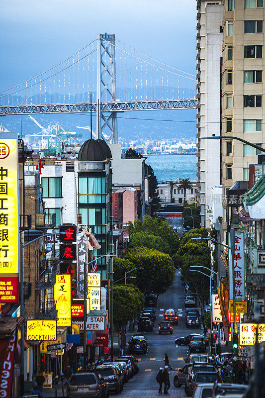 旧金山唐人街景观