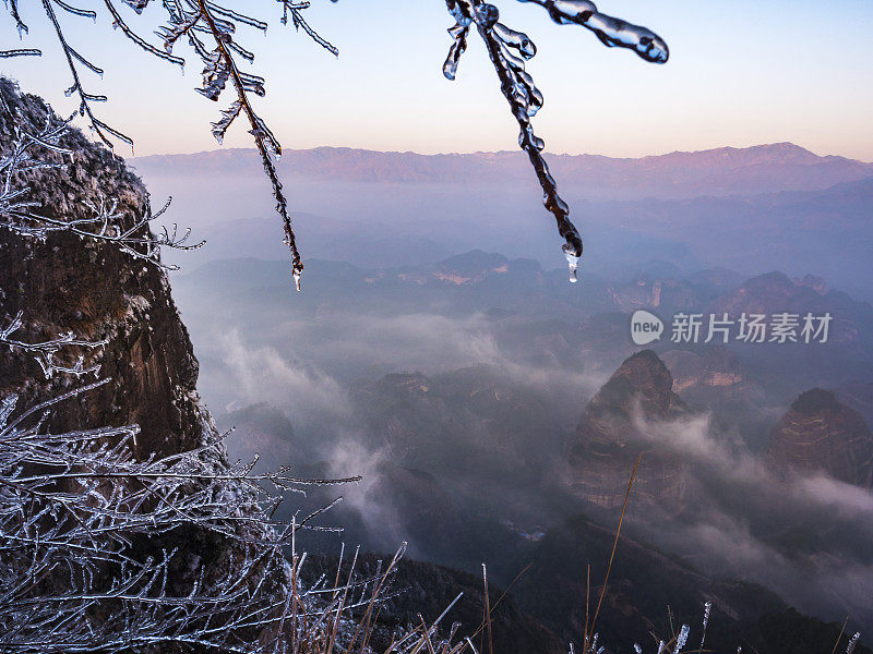 中国，广西，八角寨(八角村)峰，红沙石质地貌