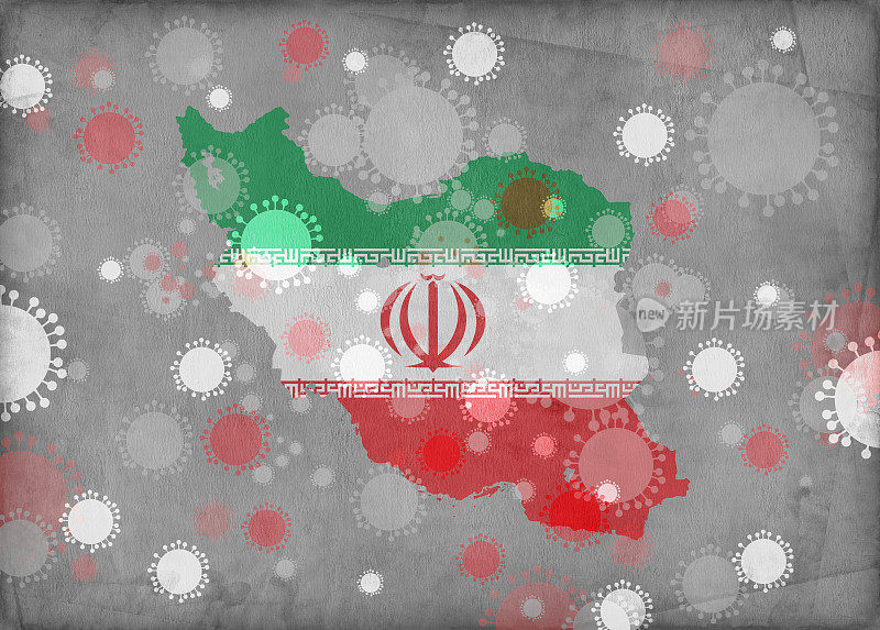 伊朗冠状病毒地图
