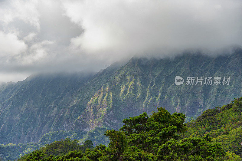 夏威夷山脉