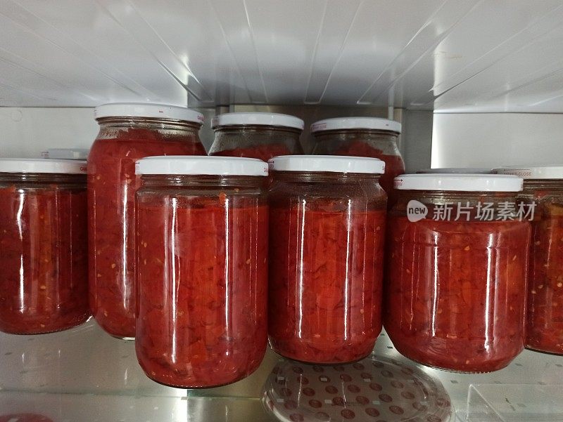 土耳其伊斯坦布尔自制的戛纳番茄酱