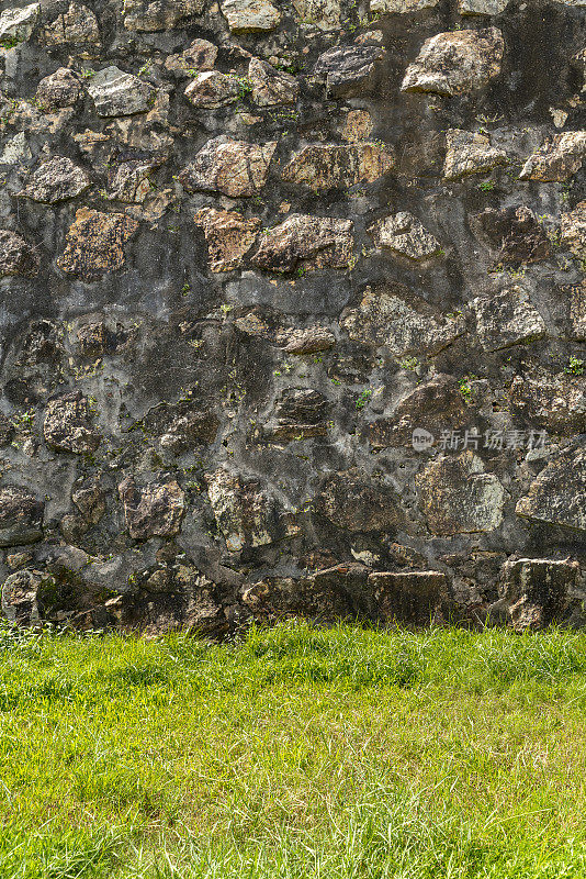 位于斯里兰卡加勒的历史悠久的石头堡垒。