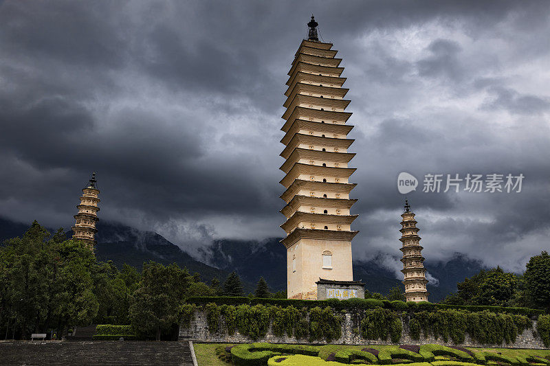 中国大理崇圣寺三塔