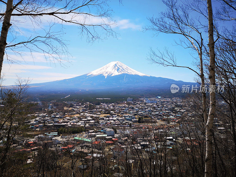 富士山的底部是藤川口子