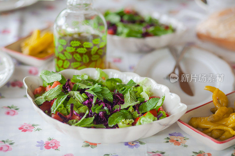 爱琴海传统美食:地中海沙拉