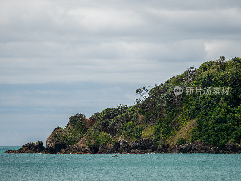 新西兰群岛湾海岸线