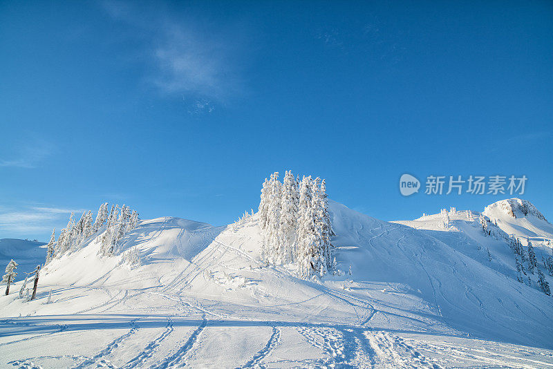 偏远滑雪，北Cascades