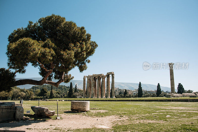 奥林匹克宙斯神庙，雅典，希腊